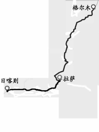 拉日鐵路的建設(shè)使青藏鐵路進(jìn)一步延伸。記者田俊制圖