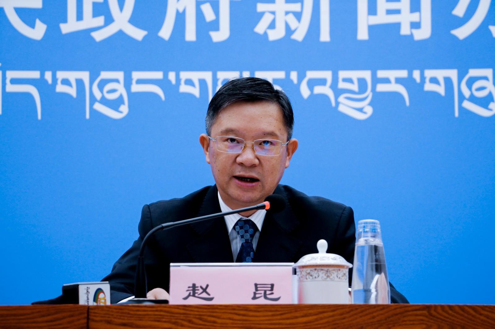 新聞發(fā)言人：西藏自治區(qū)生態(tài)環(huán)境廳黨組成員、副廳長趙昆.JPG