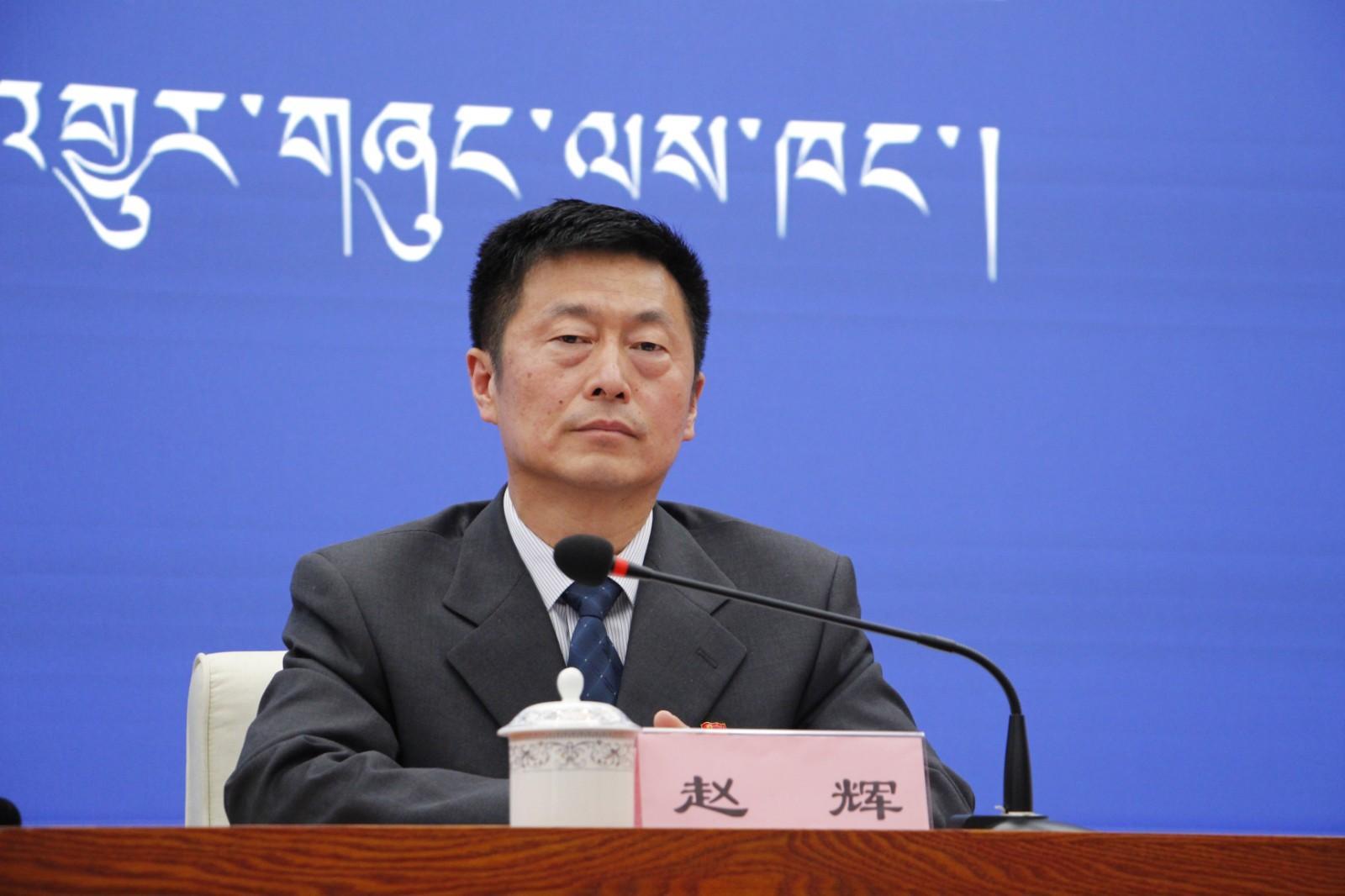 新聞發(fā)言人：西藏自治區(qū)水利廳黨組成員、副廳長(zhǎng)趙輝.JPG